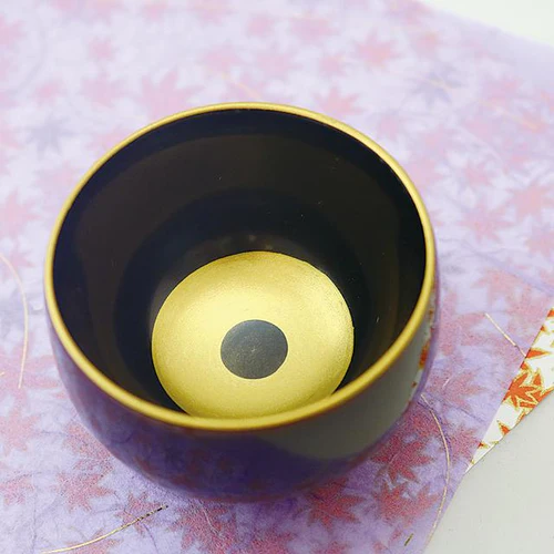 会津漆 酒器 ぐい呑 蛇の目